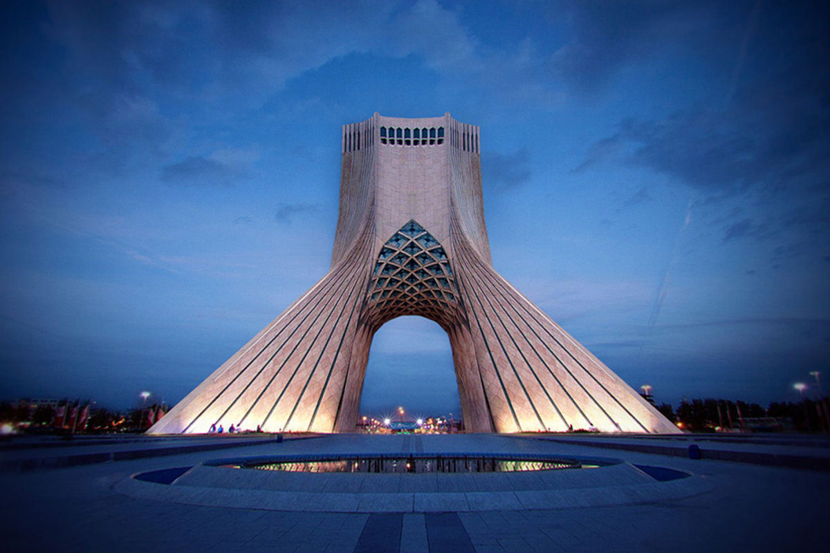 Azadi Tower in Tehran, Iran — Salamat Legal headquarters city